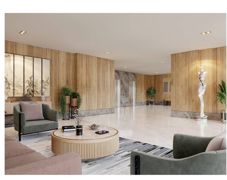 Clubhouse lobby