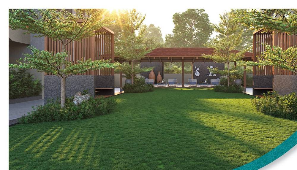 Podium garden pergola