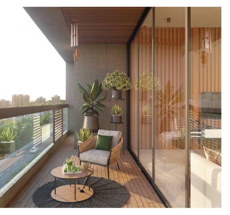 Private balcony